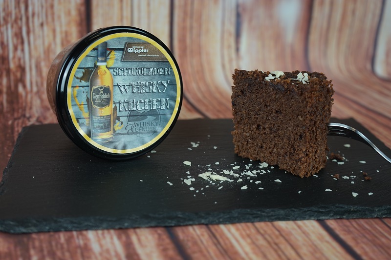 Hausgebackener Whisky-Schokoladen-Kuchen im Glas - Online-Shop von ...