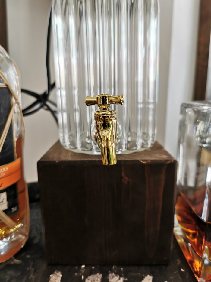 Flaschenlampe zum Befüllen - weißer Schirm – Bild 2
